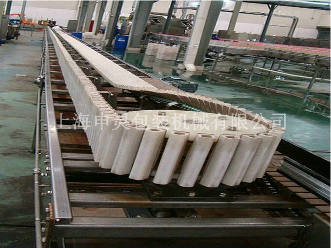 為食品生產(chǎn)便利使用的倒瓶輸送機